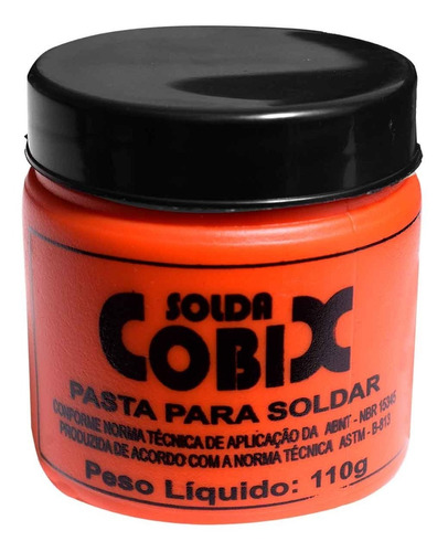 Pasta Cobix Solda 110g Fluxo Mistura Pastosa Decapagem