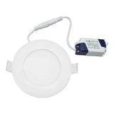 Panel Led 6w Dimerizable Redondo Incrustar Alta Potencia