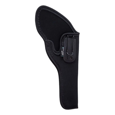 Coldre Neoprene 6 Polegadas 6 Tiros Revolver 38 Destro Preto Preto