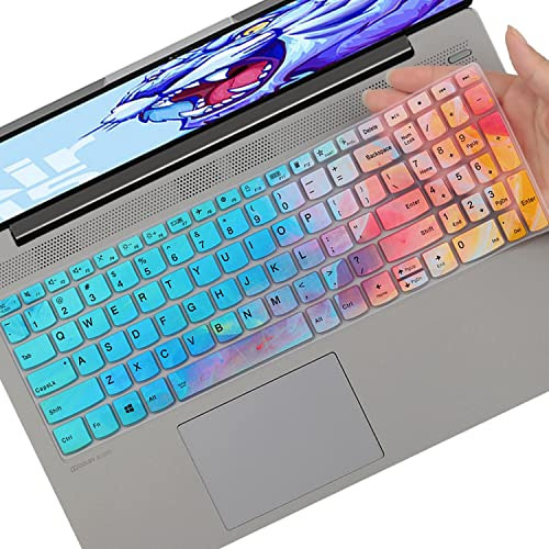 Funda De Teclado Para Lenovo Yoga 7i 15.6, Ideapad 5 15.6, L