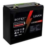 Batería De Litio Lifepo4 Profunda Botku 12v 20ah, Batería