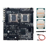 Placa Madre X99 De Doble Socket Lga2011-3, Soporte De Doble