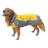 Chubasquero Impermeable Para Perros Grandes (amarillo 10)