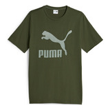 Camisa Puma Classics Logo   Hombre -verde