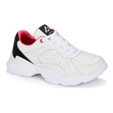 Sneaker Casual R66645pr Fitness Ejercicio Confort Negro