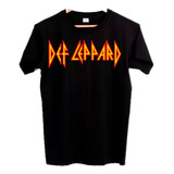 Camiseta Rock Def Leppard Banda Glam Metal Hair Hard Rock