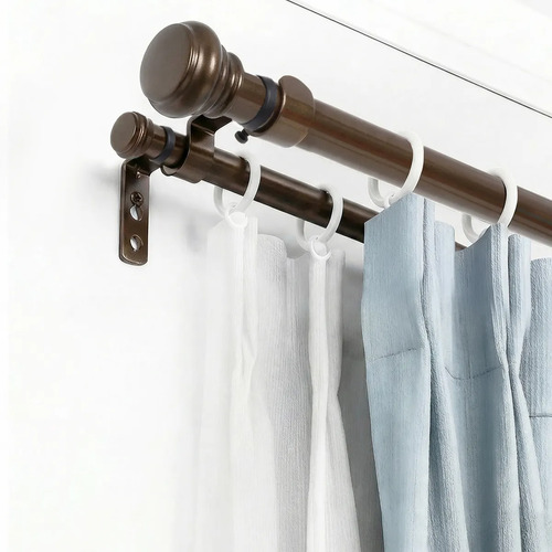 Cortineros Dobles Modernos  Metal De Expandible 3 Metros | Meses sin interés
