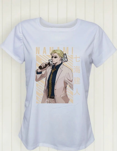 Blusa Playera Jujutsu Kaisen Nanami Kento Mujer Anime