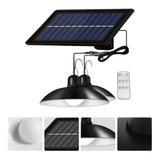 Pack De 2 Lámparas Solar Led Colgante 120w + Control