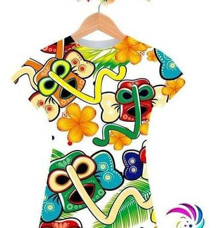 Camisetas Carnaval Estampadas Tela Piel De Durazno