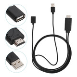 Adaptador Usb A Hdmi, Cable De Conexión Usb A Hdtv, Hembra A