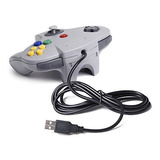 Controlador Clásico N64, Joystick Con Cable Usb Para Pc Saff