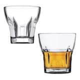 Set X6 Vaso Bajo Whisky Pasabahce Temple 400cc Vidrio Turco