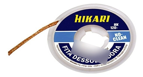 Fita Malha Dessoldadora Hikari 2,5mm X 1,5m - Hk-120-04