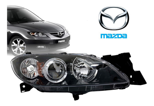Faro Delantero Derecho Para Mazda 3 (2004 - 2009) Foto 2