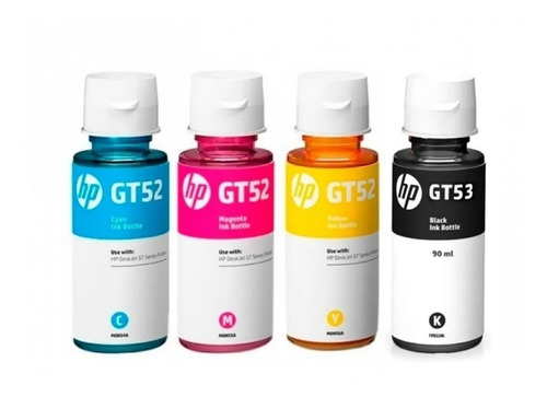 Combo Tinta Hp Originales Gt53 Gt52 Para Gt5820 315 415