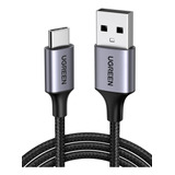 Cabo Ugreen Carregamento Rápido 2.0 3a Usb Para Type C Nylon