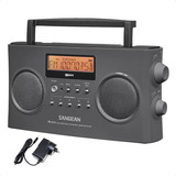 Radio Portatil Digital Am Fm Recepcion Recargable Stereo 