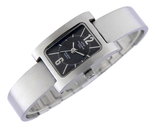 Reloj Montreal Mujer Ml629 100% Acero Inox Semi Brazalete