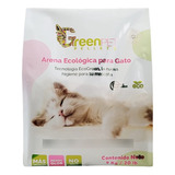 Arena Para Gato Green Pet, Natural Biodegradable Madera 9 Kg