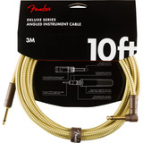 Cabo Fender Deluxe 3,04m Angle Instrumento Cable 099 0820 0