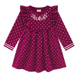 Vestido Infantil Juvenil Milon Inverno Felpado Paris 10 12 