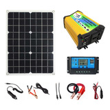 Los Kits De Inicio De Panel Solar De 300w 12v Inversor