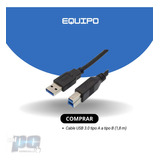 Cable Usb-sata 3.0 Tipo A -tipo B Impresoras, Monitores, Etc