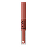 Nyx Professional Labial Shine Loud High Pigment Tono Ambition