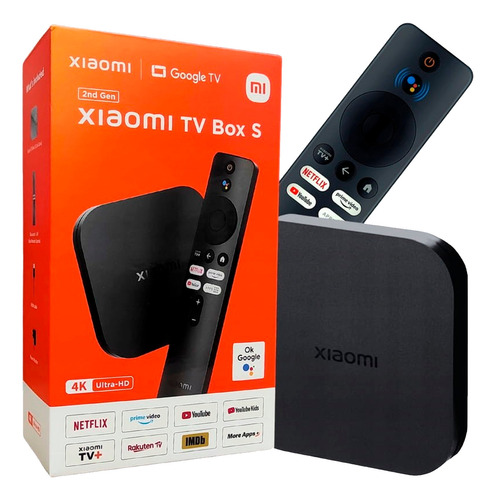   Streaming Media Player Mi Box S Tv 8gb Original Xiaomi