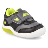 Zapatilla Niño Luces Bubblegummers Tokio Negro