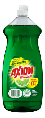 Lavatrastes Líquido Axion Limón 1.4l