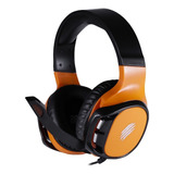 Headset Gamer Oex Wild Drivers 50mm Preto E Laranja Hs411 Cor Preto/laranja