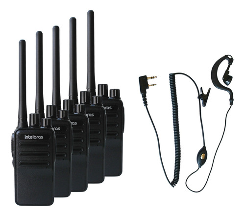 Kit C 15 Ht Comunicador Intelbras Uhf Rc3002 + Fone G