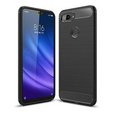 Funda Xiaomi Mi 8 Lite De Fibra De Carbono (negra)