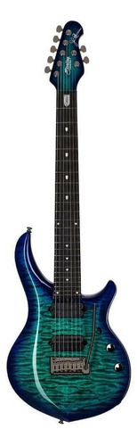 Guitarra Eléctrica Sterling John Petrucci Collection Majesty Maj270 De Nyatoh 2020 Cerulean Paradise Con Diapasón De Ébano