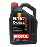 Aceite Sintético Para Motor Motul 8100 X-cess 5w30 5l