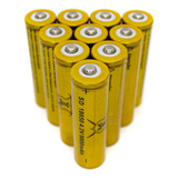 10 Piezas Bateria Li Ion Recargable 18650 4.2v 8800mah Pila 