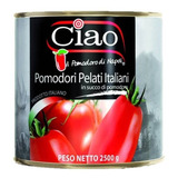 Tomate Pomodori Pelati Italiano Ciao P/ Pizza Molhos 2,5 Kg