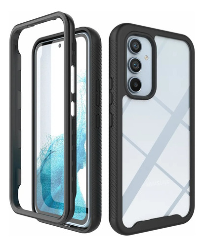 Funda 2 En 1 Uso Rudo Para Modelos Samsung Transparente