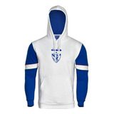 Buzo Hoodie Velez Sarsfield 2023 C/ Capucha Diadora Blanco