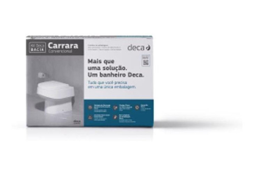 Kit Completo Bacia Convencional Carrara Br Deca
