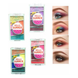 Pack De 4 Mini Paletas Sombras De Ojos Colores Brillantes