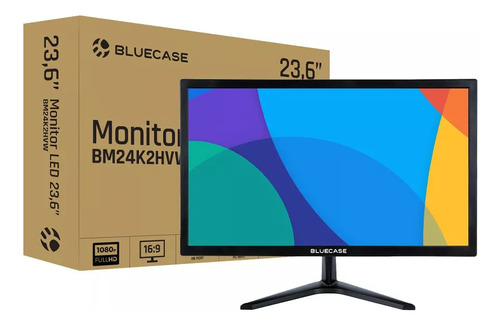 Monitor 24 Preto Led Bm24k2hvw Bluecase - 75hz / Hdmi / Vga