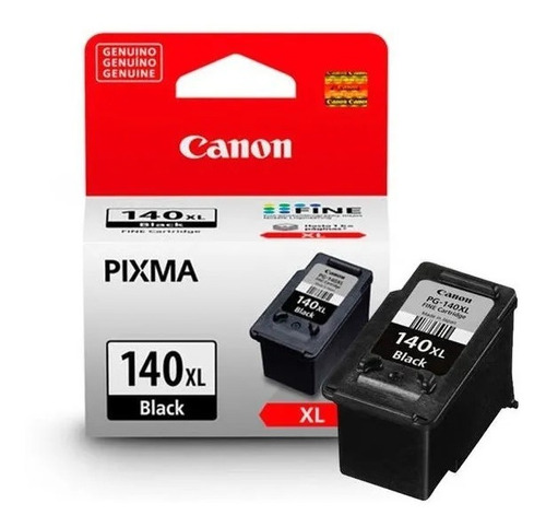 Tinta Canon Pg-140xl Original Negra Mg2110/3110/3510 C/iva
