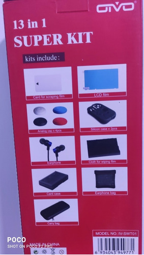 Kit Acessórios 13 Em 1 Nintendo Switch Pronta Entrega