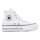 Zapatilla Converse Chuck Taylor Hi Plataforma Mujer Blanco