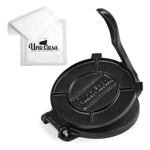 Uno Casa Cast Iron Tortilla Press - 8 Inch Tortilla Maker...