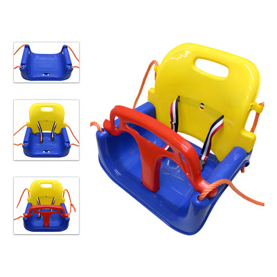 Columpio Para Niños Swing Armable Tricolor Silla Bebes Color Azul | MercadoLibre