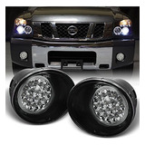 Akkon - Para Nissan Titan Armada Lente Transparente Led Luz 